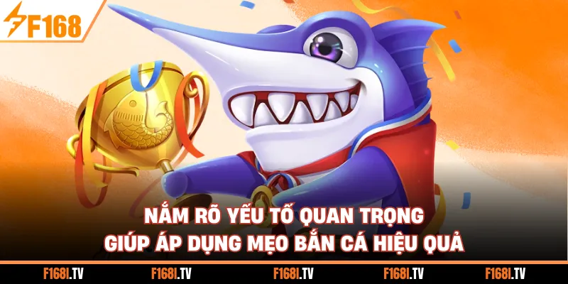 Nắm rõ yếu tố quan trọng giúp áp dụng mẹo bắn cá hiệu quả 